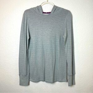 BNWT! Evy’s Tree Gray & Purple Reversible Underlayer Long Sleeve Hoodie Size XL